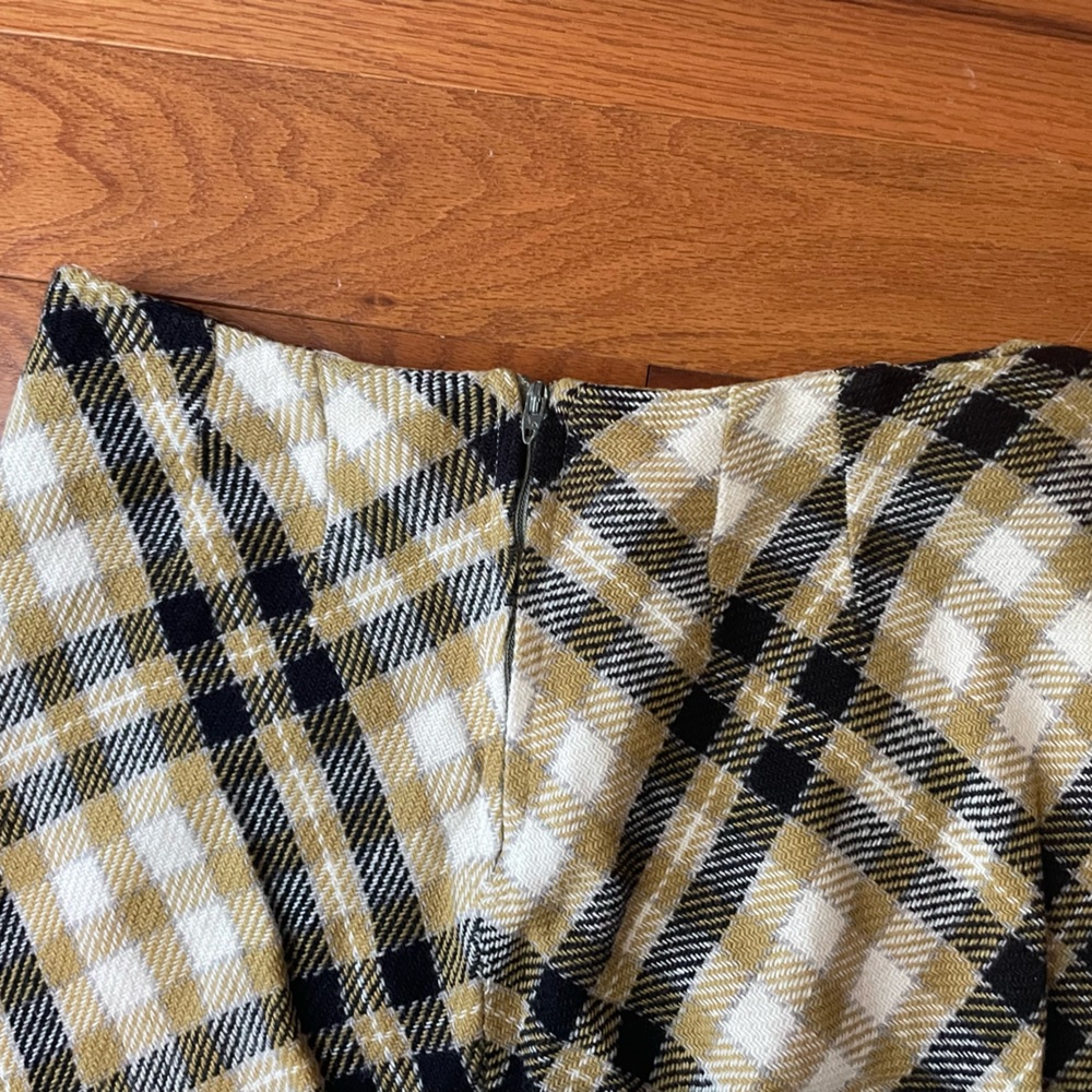 Vintage Flare Plaid Pants - Picture 4 of 5